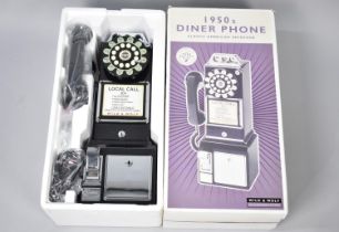 A Boxed Reproduction Classic American Payphone, Unused