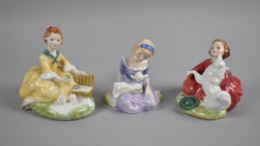 Three Royal Doulton Figures, Home Again, Picnic and Mary Had a Little Lamb