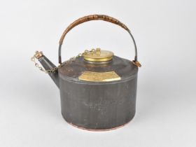 A Late 19th/Early 20th Century Vintage Copper and Brass Picnic Kettle by GWS and S