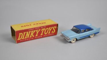 A Boxed Dinky Toys Plymouth Plaza No 178, Box AF