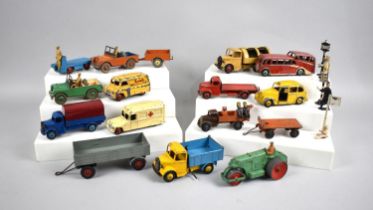 A Collection of Various Unboxed Playworn Dinky Toys