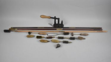 A Collection of Various Shotgun Cleaning Equipment, Cartridge Tool Etc