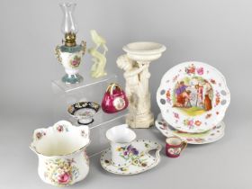 A Collection of Various Ceramics to Comprise Pair of Porcelain Plates Decorated with Kaufmann