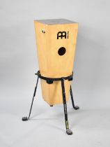 A Late 20th Century Meinl Jam Cajon on Metal Tripod Stand