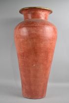 A Tall Modern Ceramic Vase/Planter/Stick Stand, 62cms High