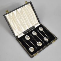 A Cased Set of Silver Coffee Spoons by William Suckling ltd, Birmingham Hallmark 1946