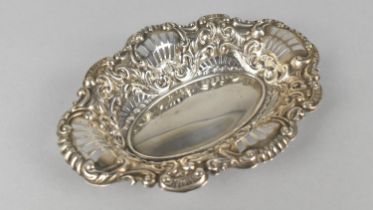 A Silver Bonbon Dish, Chester Hallmark 1896 by William Neal, 16x11cm, 64g