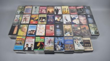 A Collection of 155 Pre Recorded Cassette Tapes