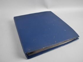 A Ring Binder Coin Album Containing British and Foreign Coins to include Churchill Crown Etc