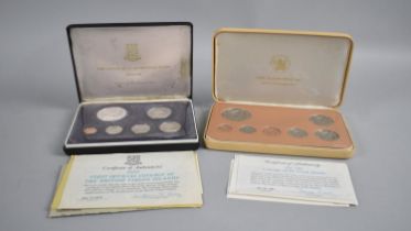 A Cased Set of 1973 Proof Coinage of The Cook Islands together with a 1981 Set