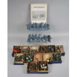 A Collection of Cast Metal Wargaming Figures by Hinchliffe also Plastic Soldier Figures and Bound