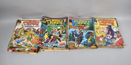 A Large Collection of Mid 1970s Planet of The Apes Comics