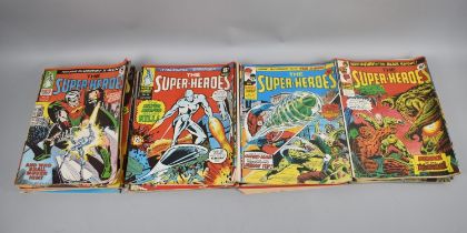 A Collection of Mid 1970s Marvel Super Heroes Comics