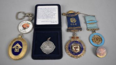 Two Large Silver and Enamelled Jewels to include Royal Order of Buffaloes Justice, Truth and