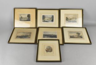 Seven Various Hogarth Framed Engraving Prints