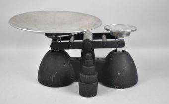 A Modern Kitchen Scales and Weights Set