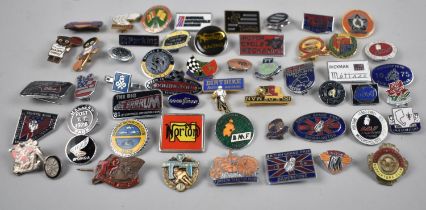 A Collection of Late 20th Century Enamelled Lapel Badges Etc