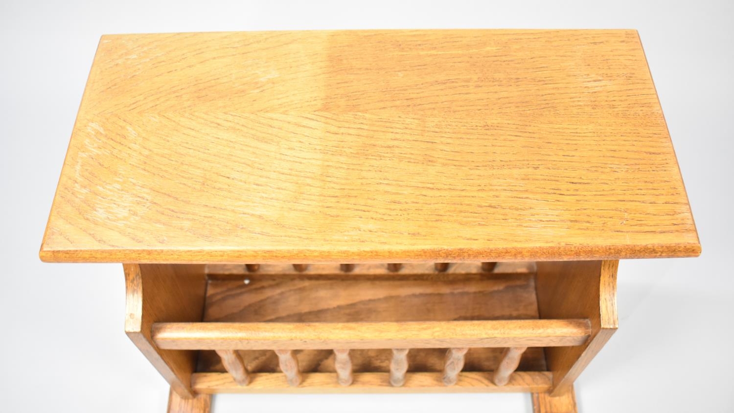 A Late 20th Century Oak Magazine Table, 52x25cms - Image 2 of 2