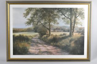 A Large Framed Print, South Downs Way by D. J. Dipnall, 76x50cm