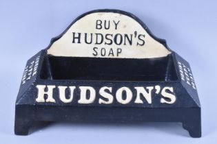 A Reproduction Cast Iron Dog Water Bowl, by Hudson's Soap, 39cms Wide