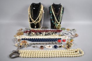 A Collection of various Modern Costume Jewellery, Mainly Brooches and Necklaces