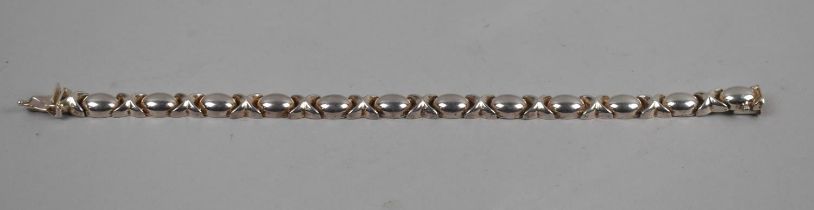 A Pretty Italian Silver Bracelet, Stamped 925