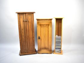 Three Modern CD Cabinet all Containing CD's, Mainly Easy Listening