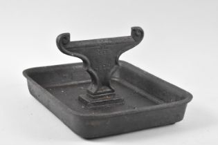 A Cast Iron Boot Scraper by Holdcroft and Sons, Wolverhampton, Tray Base 26cms by 21cms