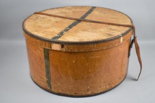 A Large Circular Hat/Storage Box, 53cms Diameter