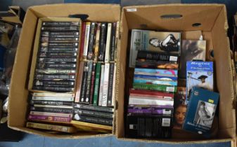 Two Boxes of Paperback Books to Include Erotic Novels etc