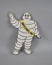 A Reproduction Cold Painted Cast Metal Sign for Michelin, 35cms High