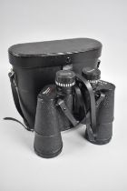 A Pair of Pathescope De Luxe 16x50 Field Binoculars in Case