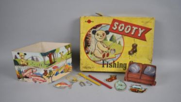 A Vintage Chad Valley Sooty Fishing Game