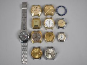 A Collection of Various Vintage and Modern Wrist Watch Movements
