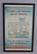 A Reprinted WWII Ministry of Health Poster, 53x34cms