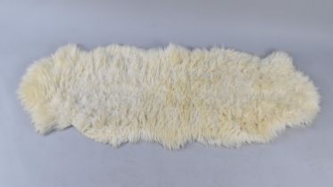 A Sheepskin Rug, Approx 151x60cm