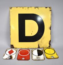 A Collection of Vintage Enamelled Railway Signs