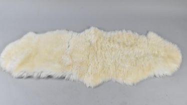 A Sheepskin Rug, Approx 170x66cm