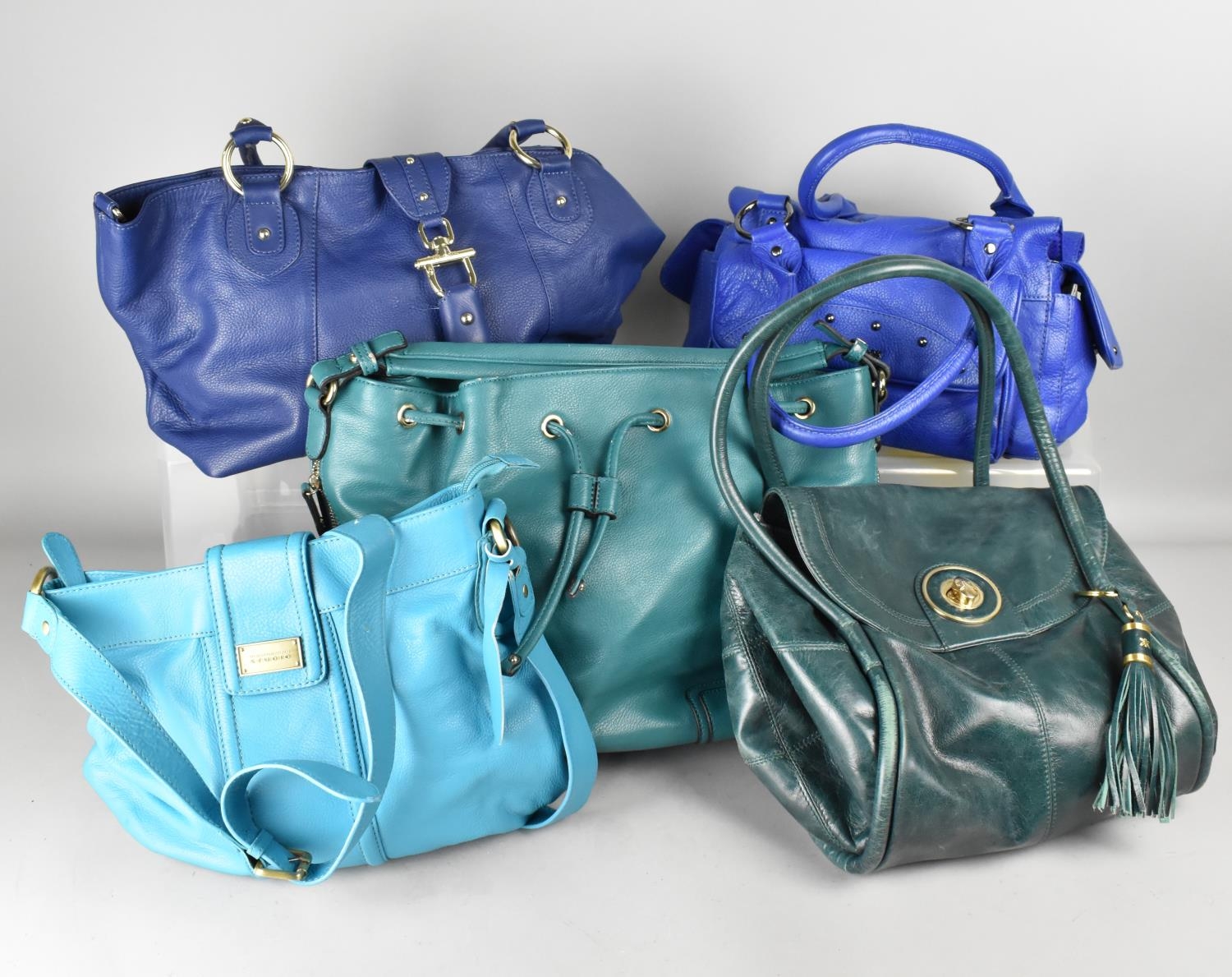 A Collection of Various Ladies Leather and Other Handbags to Include Examples by Patrick Cox,
