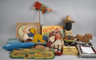 A Collection of Various Vintage Toys and Games