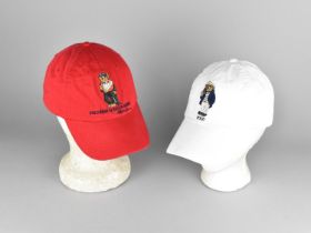 Two Ralph Lauren Polo Bear Caps