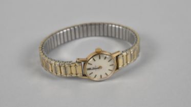 A 9ct Gold Cased Ladies Omega Wrist Watch, Case Measuring 19mm (Not Including Crown) Non Running, on