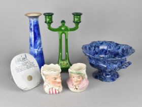 A Collection of Various Ceramics to include Character Jugs, Blue and White Ceramics, Two Branch