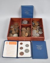 A Collection of Various British Coin Sets and Loose Coins Etc