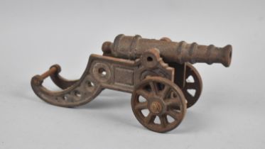 A Cast Metal Model of a Spanish Cannon, 23cms Long