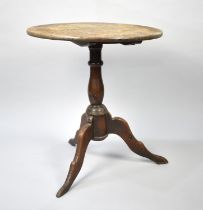 A 19th Century Former Snap Top Tripod Table, 56cms Diameter