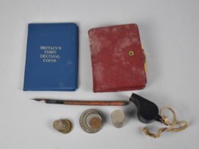 A Collection of Various George VI and Elizabeth II Coins, Decimal Coin Set, Vintage Purse Etc,