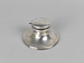 A Silver Capstan Inkwell by William Aitken, Birmingham Hallmark 1911