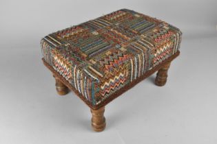 A Vintage Rectangular Stool, 37cms Wide