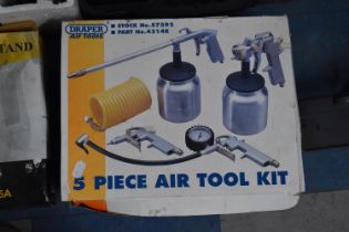 A Draper 5 Piece Air Tool Kit (Unchecked)